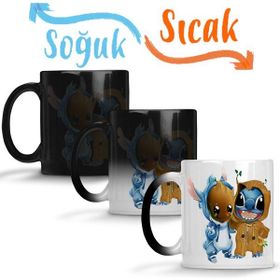 Baskı Dükkanı KB6130 Groot E Stitch Porselen Kupa Bardak