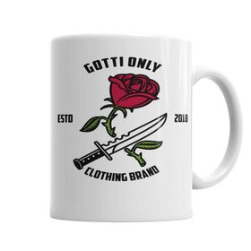 Baskı Dükkanı KB6142 Gotti Only Roses Porselen Kupa Bardak