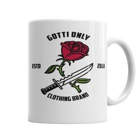 Baskı Dükkanı KB6142 Gotti Only Roses Porselen Kupa Bardak