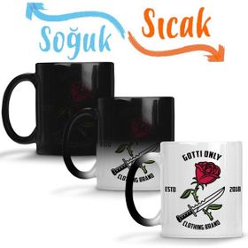 Baskı Dükkanı KB6142 Gotti Only Roses Porselen Kupa Bardak