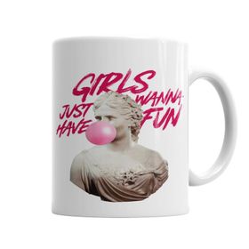 Baskı Dükkanı KB6143 Gorillaz Girls Just Wanna Have Fun Porselen Kupa Bardak
