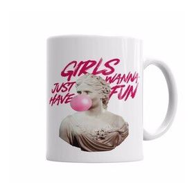 Baskı Dükkanı KB6143 Gorillaz Girls Just Wanna Have Fun Porselen Kupa Bardak
