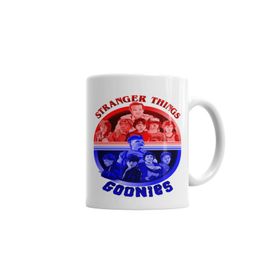 Baskı Dükkanı KB6145 Goonies E Stranger Things Porselen Kupa Bardak