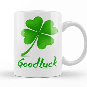 Baskı Dükkanı KB6146 Good Luck Porselen Kupa Bardak