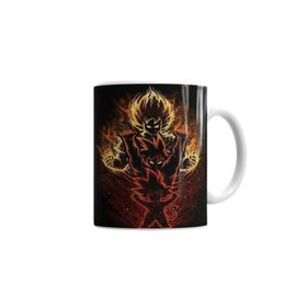 Baskı Dükkanı KB6149 Goku Kaioken Evolution Porselen Kupa Bardak