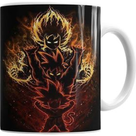 Baskı Dükkanı KB6149 Goku Kaioken Evolution Porselen Kupa Bardak