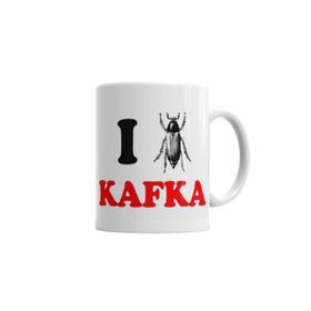 Baskı Dükkanı KB615 Kafka Porselen Kupa Bardak