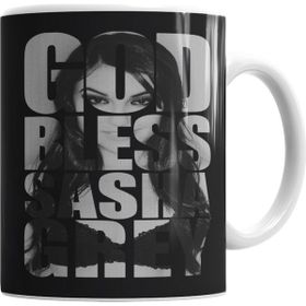 Baskı Dükkanı KB6157 God Bless Sasha Grey Porselen Kupa Bardak