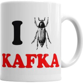 Baskı Dükkanı KB616 Kafka Porselen Kupa Bardak