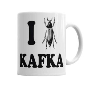 Baskı Dükkanı KB616 Kafka Porselen Kupa Bardak
