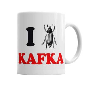 Baskı Dükkanı KB616 Kafka Porselen Kupa Bardak