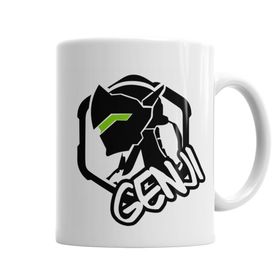 Baskı Dükkanı KB6172 Genji Overwatch Porselen Kupa Bardak
