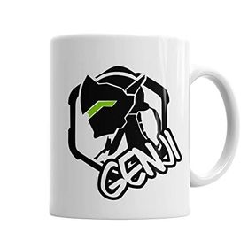Baskı Dükkanı KB6172 Genji Overwatch Porselen Kupa Bardak