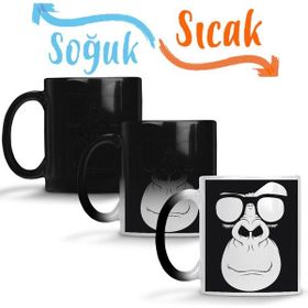 Baskı Dükkanı KB6175 Geek Monkey Porselen Kupa Bardak