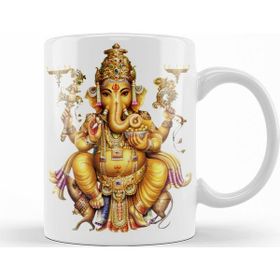 Baskı Dükkanı KB6184 Ganesha Porselen Kupa Bardak