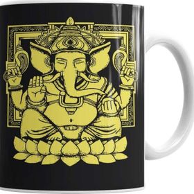 Baskı Dükkanı KB6184 Ganesha Porselen Kupa Bardak