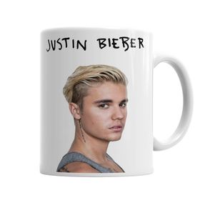 Baskı Dükkanı KB619 Justin Bieber 2 Porselen Kupa Bardak