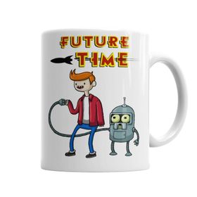 Baskı Dükkanı KB6198 Future Time Porselen Kupa Bardak