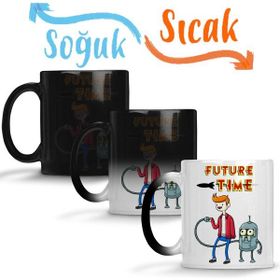 Baskı Dükkanı KB6198 Future Time Porselen Kupa Bardak
