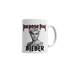 Baskı Dükkanı KB620 Justin Bieber Purpose Tour Porselen Kupa Bardak