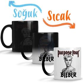 Baskı Dükkanı KB620 Justin Bieber Purpose Tour Porselen Kupa Bardak