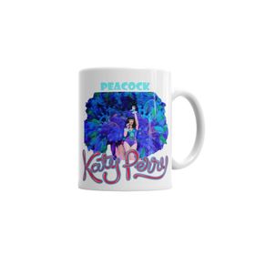 Baskı Dükkanı KB6212 Katy Perry Peacock Porselen Kupa Bardak