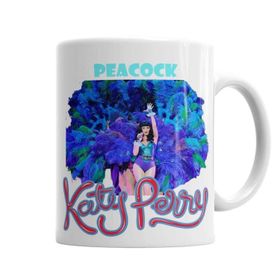 Baskı Dükkanı KB6212 Katy Perry Peacock Porselen Kupa Bardak