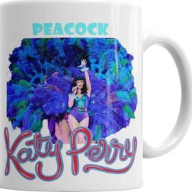 Baskı Dükkanı KB6212 Katy Perry Peacock Porselen Kupa Bardak