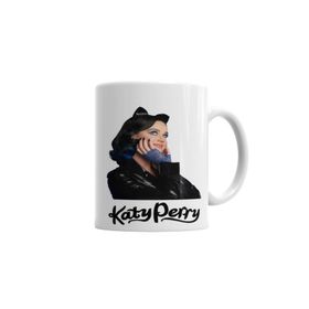 Baskı Dükkanı KB6215 Katy Perry Cat Porselen Kupa Bardak