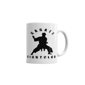 Baskı Dükkanı KB6220 Karate Fight Club Porselen Kupa Bardak