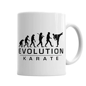 Baskı Dükkanı KB6221 Karate Evolution Porselen Kupa Bardak