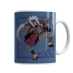 Baskı Dükkanı KB6240 Jiraiya Naruto Porselen Kupa Bardak