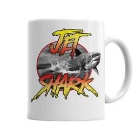 Baskı Dükkanı KB6244 Jet Shark Porselen Kupa Bardak