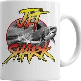 Baskı Dükkanı KB6244 Jet Shark Porselen Kupa Bardak