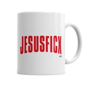 Baskı Dükkanı KB6245 Jesuscx Jesus Fique Porselen Kupa Bardak