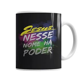 Baskı Dükkanı KB6246 Jesus Neste Nome Ha Poder Porselen Kupa Bardak