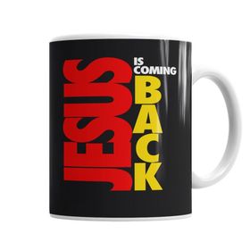 Baskı Dükkanı KB6247 Jesus Is Coming Back Porselen Kupa Bardak