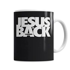 Baskı Dükkanı KB6247 Jesus Is Coming Back Porselen Kupa Bardak