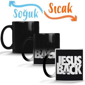 Baskı Dükkanı KB6248 Jesus Is Coming Back Porselen Kupa Bardak