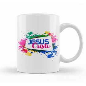 Baskı Dükkanı KB6249 Jesus Cristo Porselen Kupa Bardak