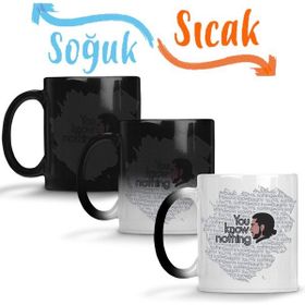 Baskı Dükkanı KB625 Jon Snow Night Watch Porselen Kupa Bardak