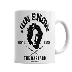 Baskı Dükkanı KB625 Jon Snow Night Watch Porselen Kupa Bardak