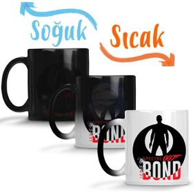 Baskı Dükkanı KB6254 James Bond 007 Porselen Kupa Bardak