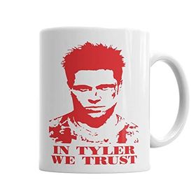 Baskı Dükkanı KB6272 In Tyler We Trust Porselen Kupa Bardak