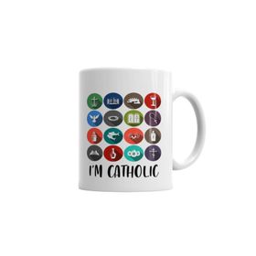 Baskı Dükkanı KB6275 Im Catholic Porselen Kupa Bardak
