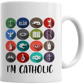 Baskı Dükkanı KB6275 Im Catholic Porselen Kupa Bardak