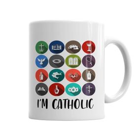 Baskı Dükkanı KB6275 Im Catholic Porselen Kupa Bardak