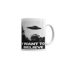 Baskı Dükkanı KB6278 I Want To Believe Porselen Kupa Bardak