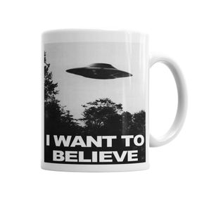 Baskı Dükkanı KB6278 I Want To Believe Porselen Kupa Bardak