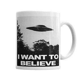 Baskı Dükkanı KB6278 I Want To Believe Porselen Kupa Bardak